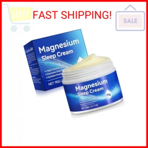 Magnesium Oil Cream for Sleep,Magnesium Body Butter - Support for Sleep, Leg Cra - Picture 1 of 2