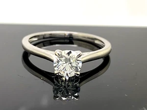 Unique Moments Engagement Ring Lab Grown 0.75ct Diamond 10k White Gold Size 8 - Picture 1 of 14