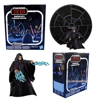 Star Wars Hasbro EMPEROR's Throne Room Playset Figure Vintage Collection F1267 - Immagine 1 di 4