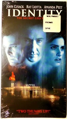 IDENTITY ~ John Cusack & Ray Liotta VHS 2003 NEW / Sealed - Imagem 1 de 3