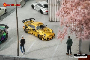 Star Model 1:64 For Rauh-Welt RWB964 GT Electroplated gold Diecast Collection - Picture 1 of 3