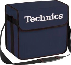 Technics DJ Record Bag 50 vinyl LP Navy Blue / White Logo SL 1200 SL 1210 - Picture 1 of 1