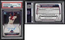 2023 Bowman Chrome Prospect Auto Justin Crawford #CPA-JC PSA 9 MINT Auto
