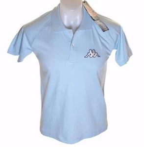 Bnwt Authentic Boy's Youth's Children's Kappa Herkimer Polo Shirt New Sky Blue - Picture 1 of 4