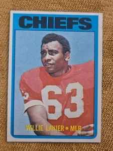 1972 Topps Willie Lanier Kansas City Chiefs #35 - Foto 1 di 11