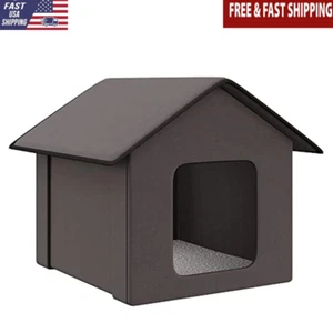 Heated Cat Shelter Waterproof Insulated Portable Bed Pad Outdoor Indoor Use - Picture 1 of 7