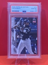 2020 Topps UK Edition #11 Luis Robert Rookie Card PSA 10