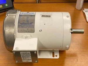 👀 NUOVO MOTORE MARATHON POWERWASH XT 1 HP WASHDOWN 143T FR 1760 GIRI/MIN 3 PH 230/460V - Foto 1 di 8