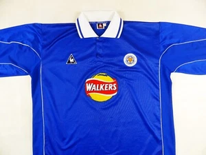 LEICESTER CITY 2000/01 LE COQ SPORTIF HEIM FUSSBALL SHIRT TRIKOT GRÖSSE 4XL - Bild 1 von 9