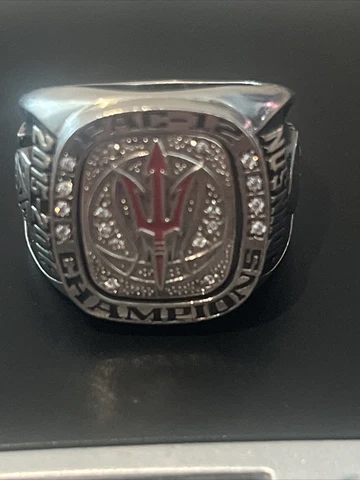 HTF 2015-16 ASU Pac-12 Champions NCAA Championship Player's Ring + Fossil Watch Cover