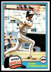 1981 Topps #591 John Lowenstein Baltimore Orioles NM+ - Picture 1 of 2
