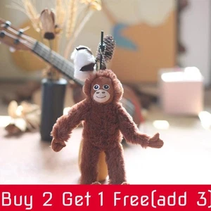 Cute Able Monkey Plush Toy Keychain Soft Stuffed Animal Doll For Bags 20cm - Picture 1 of 2