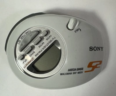 Sony SRF-M85V Sports Radio Walkman Clip AM FM Weather Mega Bass - Image 1 of 4