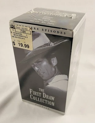 The First Draw Collection VHS Box Set Gunsmoke Rawhide Wild Wild West Westerns - Image 1 of 4