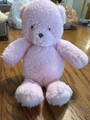 vtg Carters Precious Firsts Teddy Bear Plush 63209 pink - Image 1 of 4
