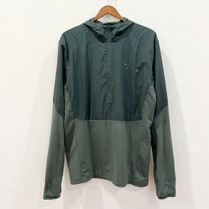 Arcteryx Hoodie Mens Large Green Aptin Zip Hoody Thermal Waffle Hybrid Jacket - Picture 1 of 16