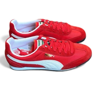 Zapatillas deportivas Puma Arizona de nailon para mujer 9 rojas vibrantes nuevas en caja Foto 1 de 4