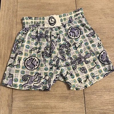 Pantalones Cortos Swatch Para Mujer Vintage Años 80 Muy Raros - Talla Mediana Propietario Original Foto 1 de 4