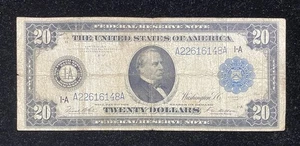 1914 $20 Boston Federal Reserve Note  - Picture 1 of 3