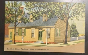 VINTAGE POSTCARD, THE HUGH MERCER APOTHECARY SHOP, FREDRICK, VA - Picture 1 of 2