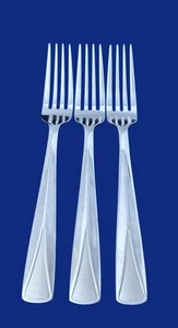Reed & Barton MARSTON MATTE Stainless Glossy Frosted - Set of 3 Dinner Forks 8" - Picture 1 of 1