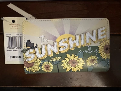 Cartera plegable de cuero Radley London The Sunshine is Calling girasoles Foto 1 de 4