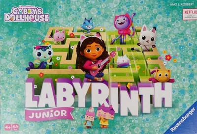 Ravensburger Gabby's Dollhouse Labyrinth Junior Board Game 4+ Complete - Image 1 of 4