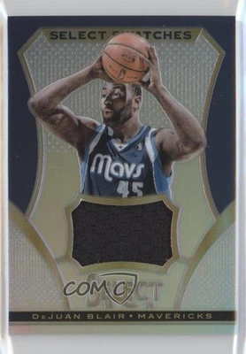 2013-14 Panini Select Select Swatches Silver Prizm /25 DeJuan Blair #15 - Image 1 of 2