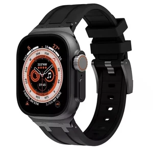 Armband Apple Watch Ultra 4 5 6 7 8 9 AP Style Hochwertig Schwarz Händler #55 - Bild 1 von 1