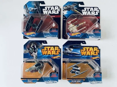 Star Wars Hot Wheels 2014 (lote de 4) con navegador de vuelo Foto 1 de 4