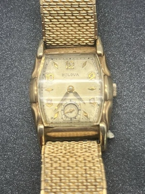 Vintage Men’s Bulova Watch. 15 Jewel’s. 10k  Rolled Gold Plated Bezel. 10BT. - Image 1 of 4