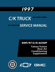 Service Manual for 1997 Chevrolet, GMC C/K Truck, Tahoe AC Supplement - Picture 1 of 9