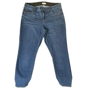 Ava & Viv Women Skinny Jeans size 16W Blue Mid Rise Stretch Boot Cut  - Picture 1 of 11