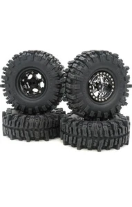 4x Neumáticos RC 1.9 Neumáticos 120mm y 1.9 Beadlock Llantas Para RC Mud Crawler SCX10 - Imagen 1 de 3