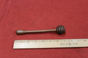 Vintage Walnut ? Honey Stick Bee Kitchen Collectible Farm House Tool - Picture 1 of 4