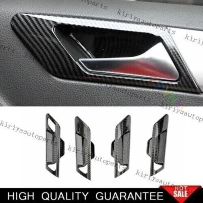 Manija interior de la puerta de fibra de carbono para Volkswagen Golf MK6 2010~2013 Foto 1 de 4