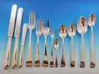 Round English by James Robinson Sterling Silver Flatware Set Dinner 179 pcs 