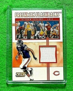ALSHON JEFFERY PATCH FRESHMAN FLASHBACKS CARD BEARS 2020 PANINI SCORE FOOTBALL 