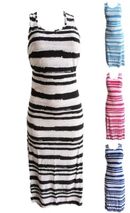 Women Causual Summer Maxi Long Dress Beach Sundress - Picture 1 of 9