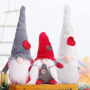Aivanart Christmas Gnomes Plush Santa Doll, Christmas Gonk Dwarf Elf Figurines - Picture 1 of 7