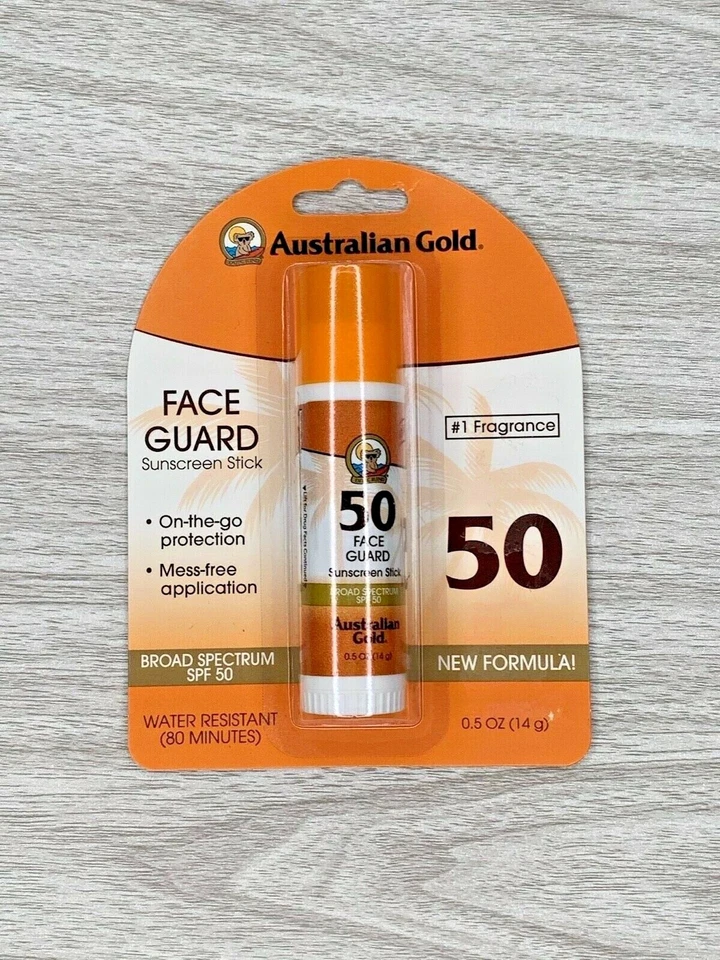 Protector facial Australian Gold FPS 50 resistente al agua aplicación sin desorden .5 oz Foto 1 de 4