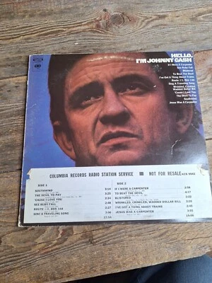 Hello I'm Johnny Cash   Rare Promotional   Vinyl LP   KCS9943   Unipak   1st - Image 1 of 4