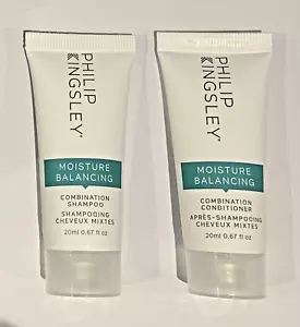 Philip Kingsley Moisture Balancing Shampoo & Conditioner 2 x 20ml travel size - Picture 1 of 1