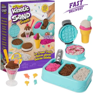 Ice Cream Treats Playset by Kinetic Sand Scents - 3 Colours Natural Scented San - Picture 1 of 8