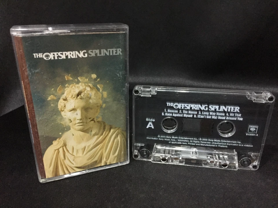 The Offspring Splinter Cassette Tape (Columbia/Sony Thailand 2003) Punk Rock Foto 1 de 3