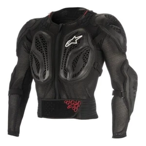 Alpinestars Bionic Youth Action Armoured Jacket Black Red - Picture 1 of 2