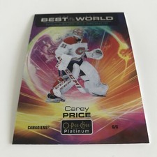 NHL Card,Carey Price,Best in the World,OPC Platinum 2020-21,Montreal