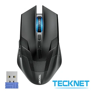 TECKNET GAMING MOUSE 2.4G WIRELESS CORDLESS MICE 4800 DPI OPTICAL PC / COMPUTER - Picture 1 of 24