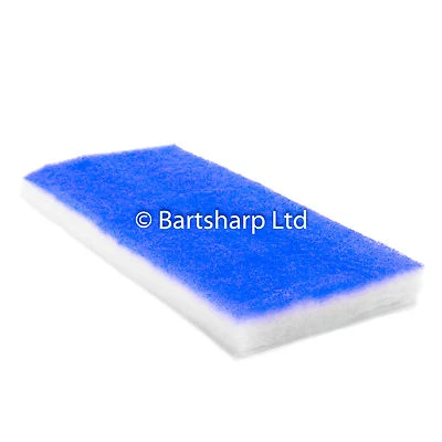 BARTSHARP Filtro cabina spray aerografo di ricambio 2 strati profondità 35 mm [prestazioni ottimali]