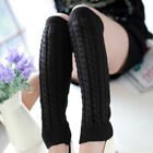 Women Daily Leg Warmer Soft Ankle Fashion Knitted Crochet Knee High Winter
